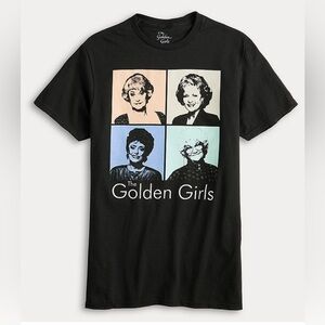 The Golden Girls Black Graphic Tee- Size Large New